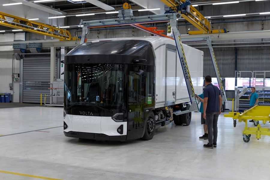 Volta Zero Electric Truck Rolls Of Production Line In Steyr, Austria