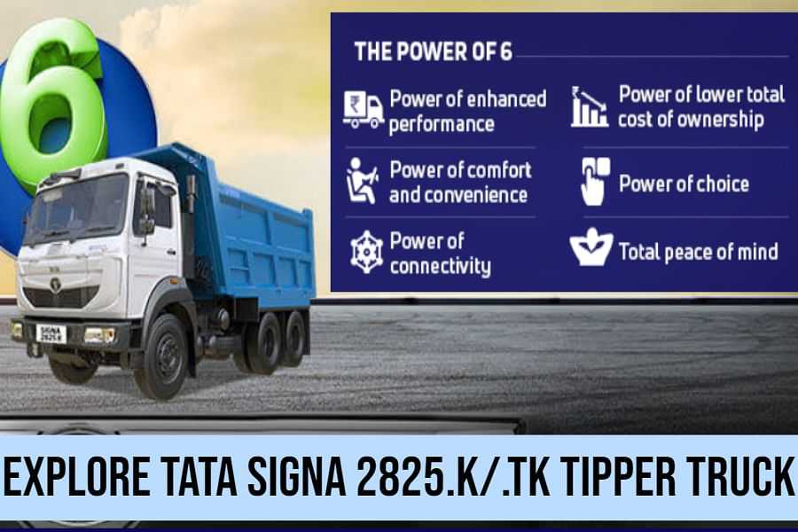Tata Motors Signa 2825.K/.TK Tipper Truck: Power &amp; Security Unleashed