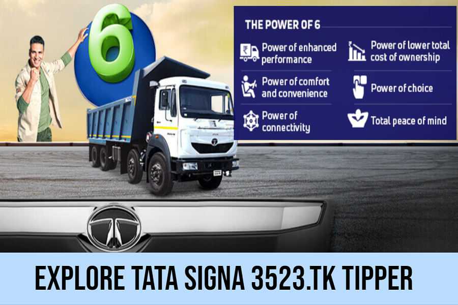 Tata Signa 3523.TK Tipper: Advanced Features for Efficient Hauling