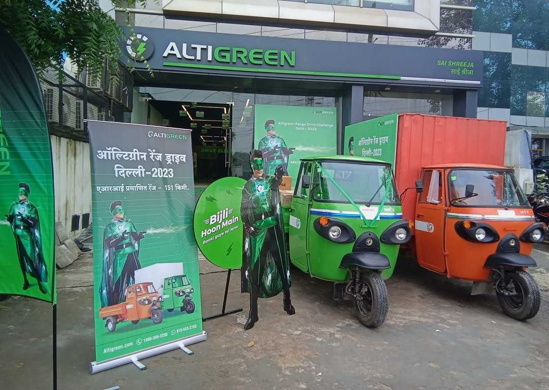Altigreen 3-wheelers complete the 120km Range Drive Challenge Test
