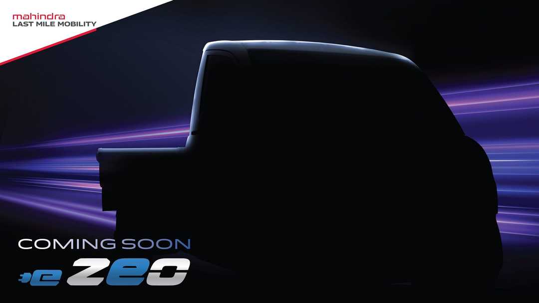 The electric commercial vehicle 'e-ZEO' from Mahindra and Mahindra will make its debut on October 3