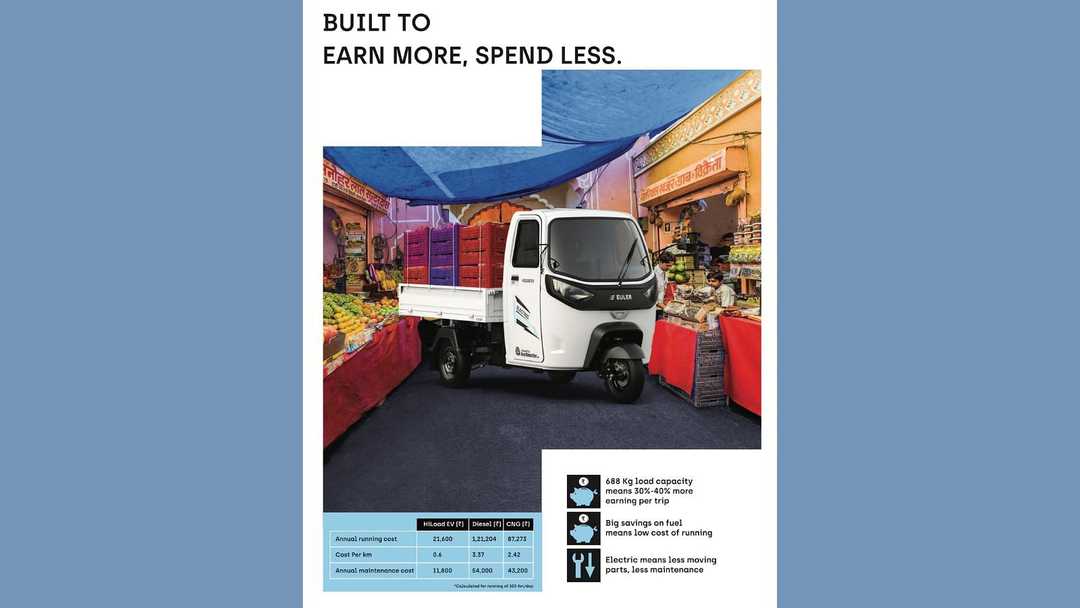 Euler HiLoad EV Specs & Features: High Payload, Advanced Battery, Smart Tech