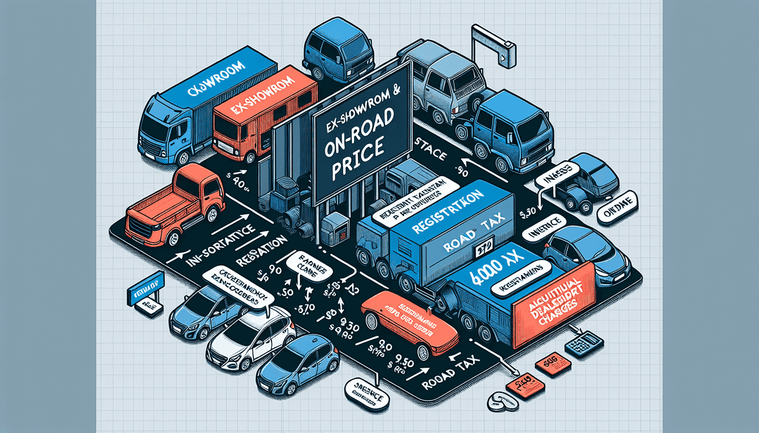 Commercial Vehicles Ex-Showroom vs On-Road Price: What’s the Difference?
