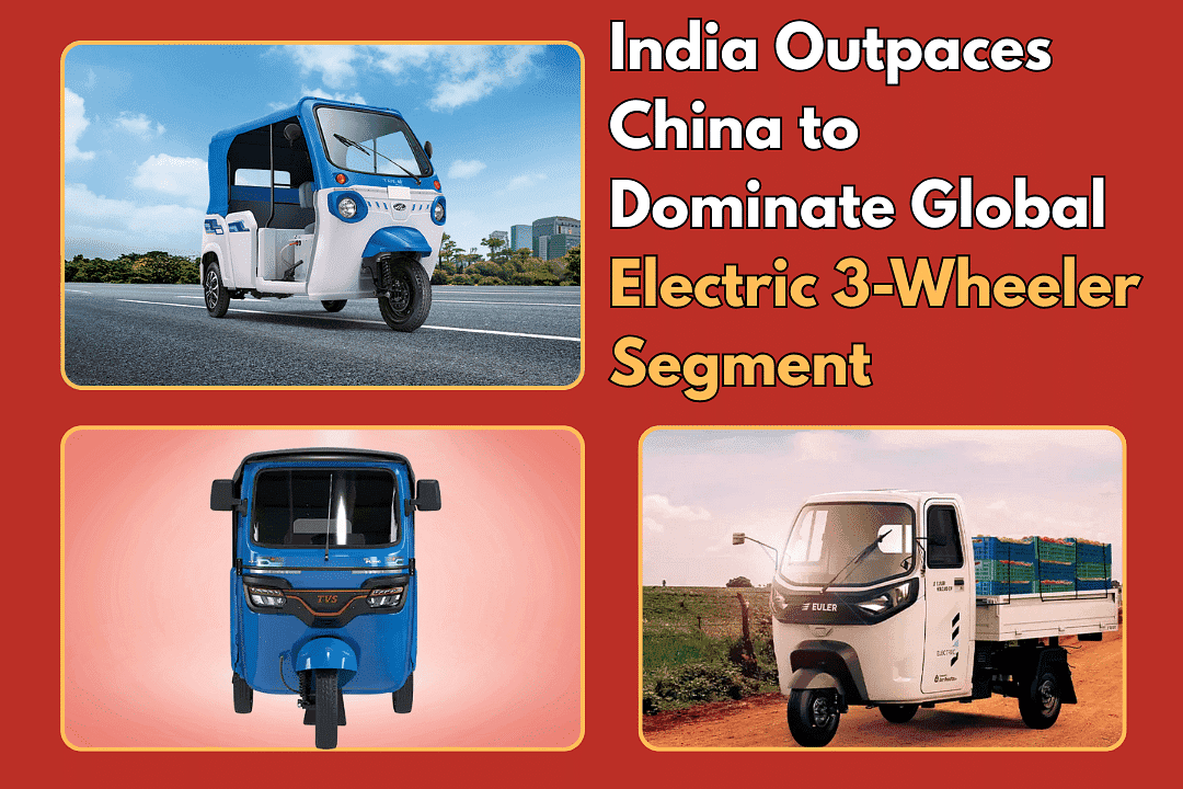 India Outpaces China to Dominate Global Electric 3-Wheeler Segment