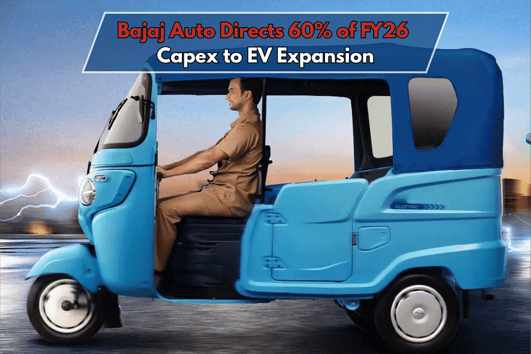 Bajaj Auto Directs 60% of FY26 Capex to EV Expansion