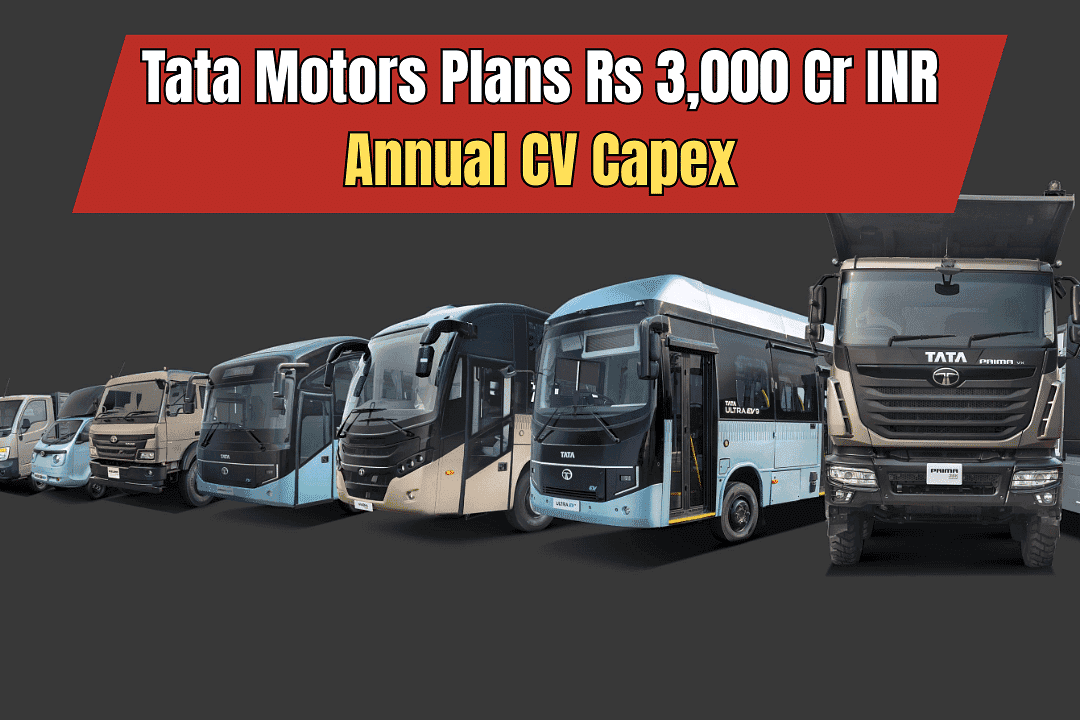 Tata Motors Plans Rs 3,000 Cr INR Annual CV Capex