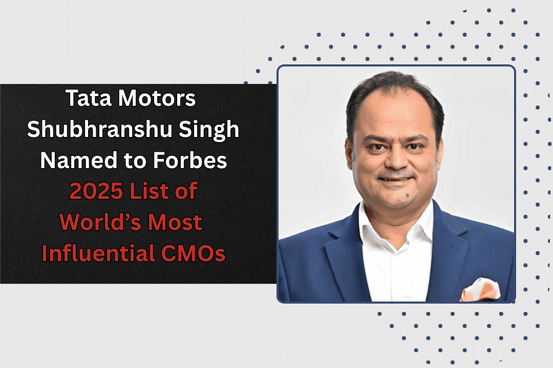 Tata Motors Shubhranshu Singh Named to Forbes 2025 List of World’s Most Influential CMOs