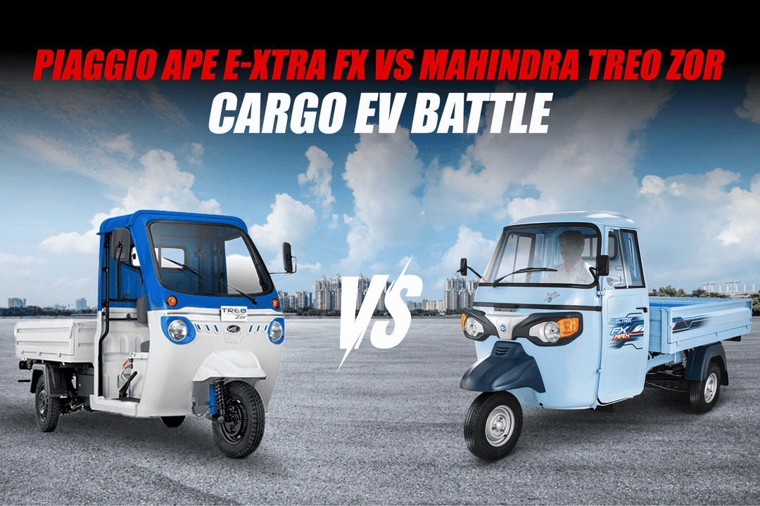 Piaggio Ape E-Xtra FX vs Mahindra Treo Zor: Cargo EV Battle