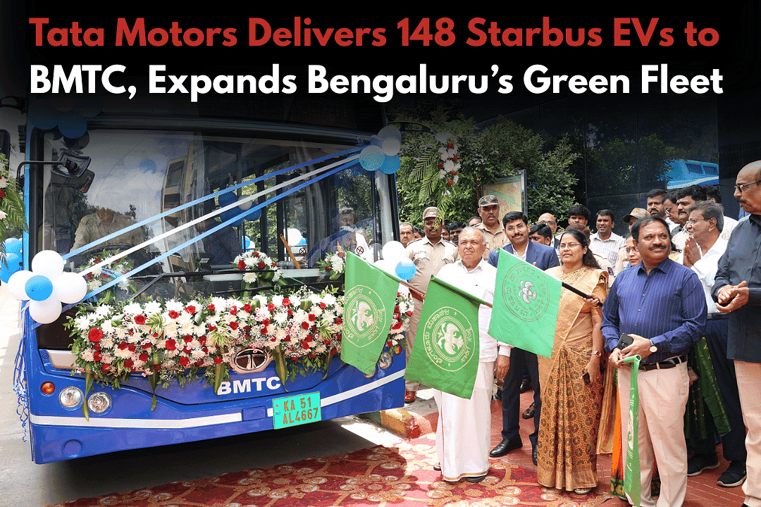 Tata Motors Delivers 148 Starbus EVs to BMTC, Expands Bengaluru’s Green Fleet