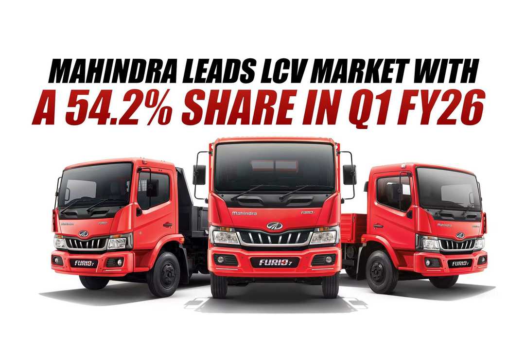 Mahindra Leads LCV Market with a 54.2% Share in Q1 FY26