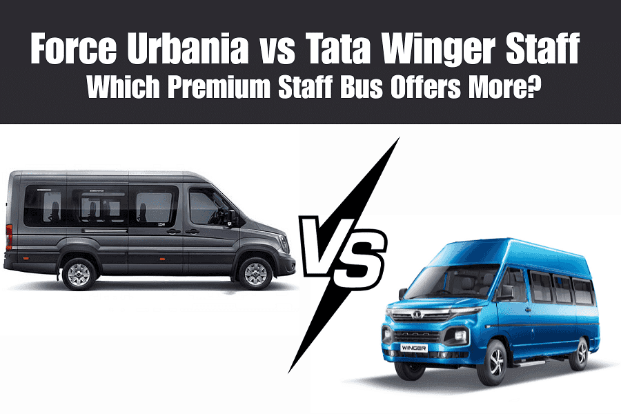 Force Urbania vs Tata Winger Staff – Which Premium Staff Bus Offers More?