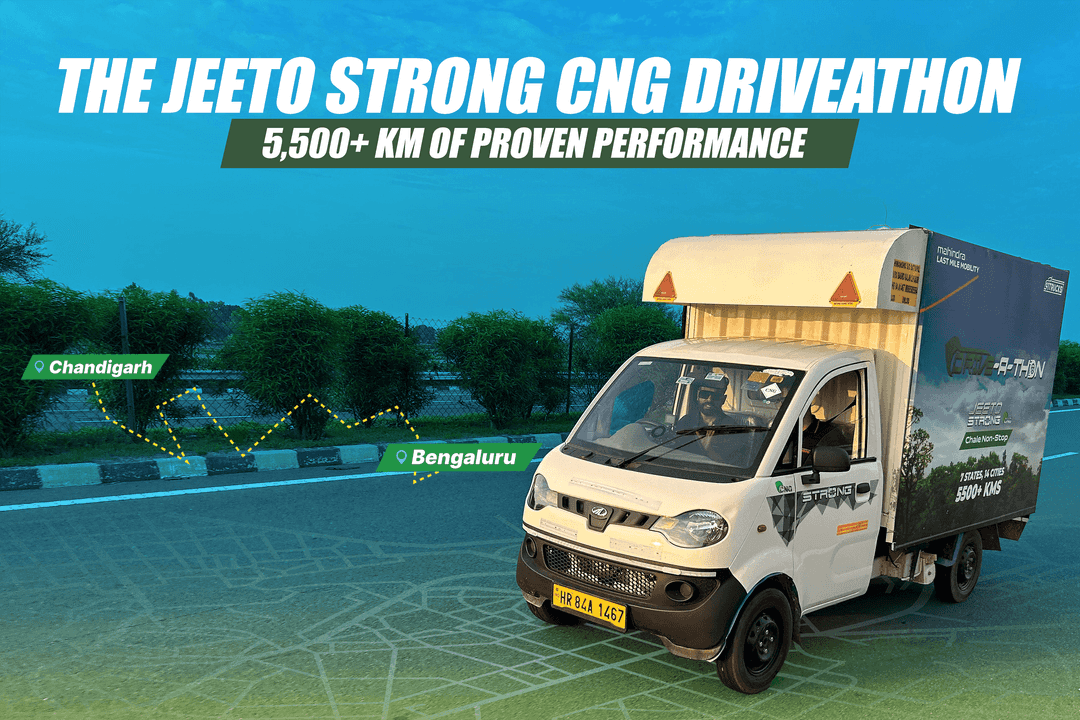 The Mahindra Jeeto Strong CNG Driveathon: 5,500+km of Proven Performance
