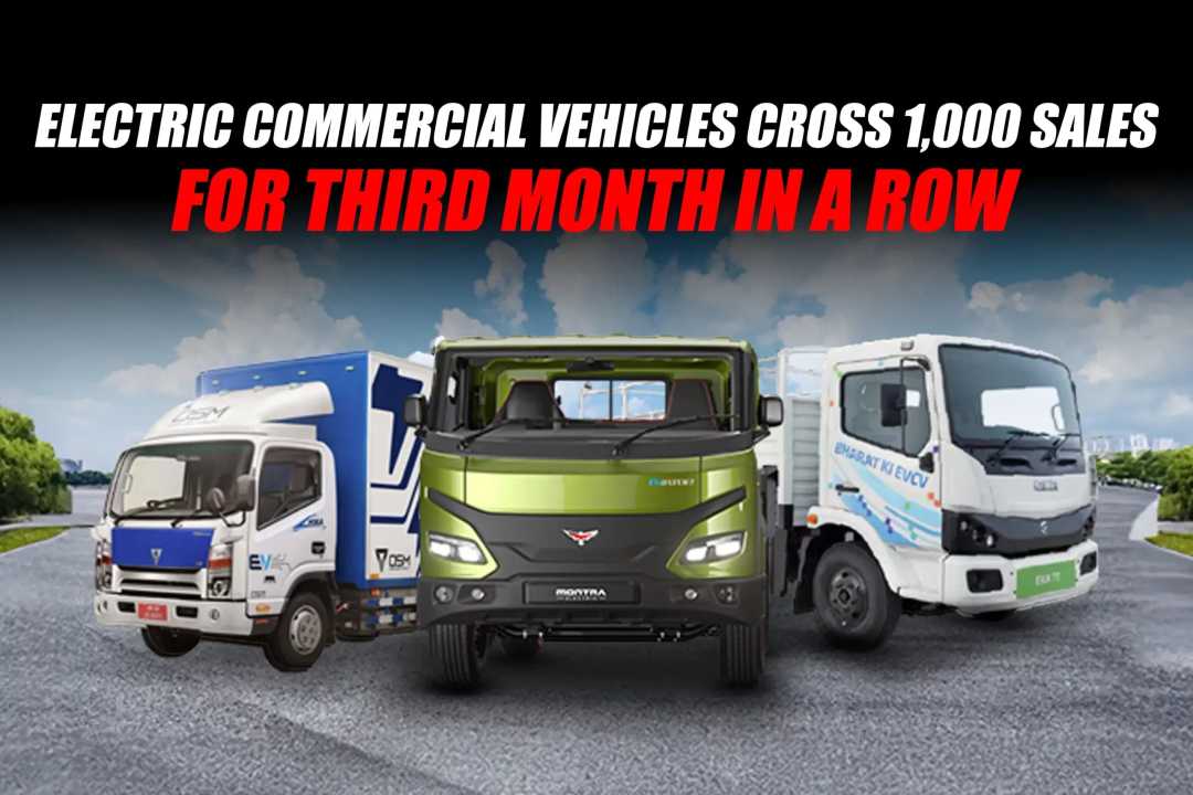 Electric Commercial Vehicles Cross 1,000 Sales for Third Month in a Row