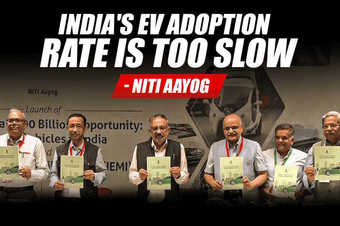 NITI Aayog Flags India’s Slower Pace of EV Adoption