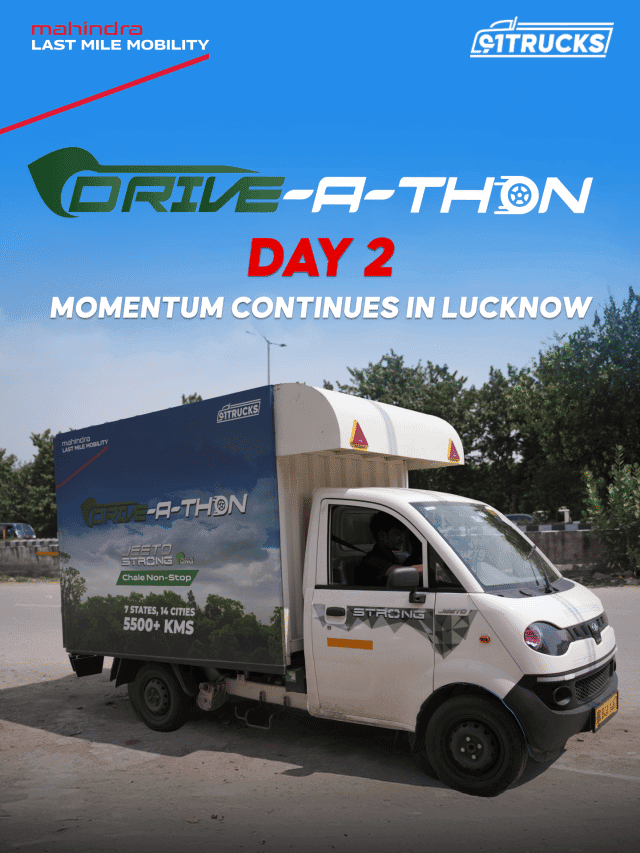 Drive-a-thon Day 2: Mahindra Jeeto Strong CNG Reaches Lucknow