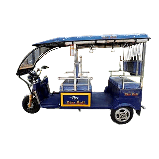 Blue E Rickshaw