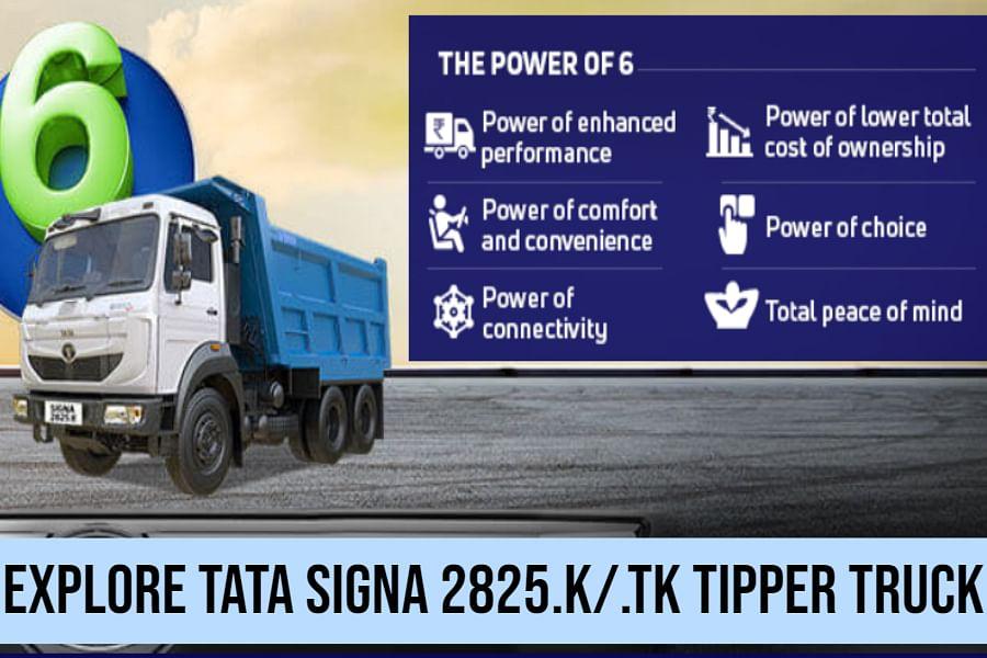 Tata Motors Signa 2825.K/.TK Tipper Truck: Power &amp; Security Unleashed