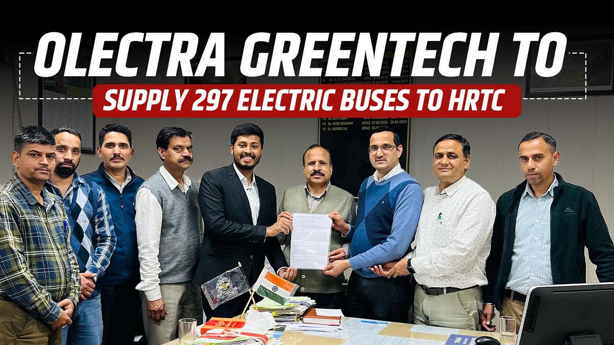 Olectra Greentech to Supply 297 Electric Buses to HRTC
