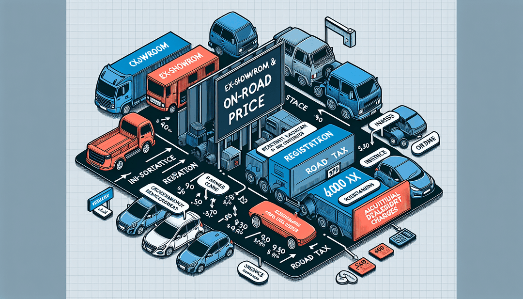 Commercial Vehicles Ex-Showroom vs On-Road Price: What’s the Difference?
