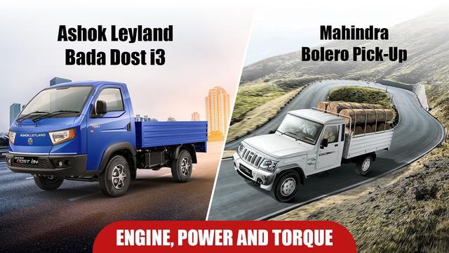 Ashok Leyland Bada Dost i3 vs Mahindra Bolero Pick-Up