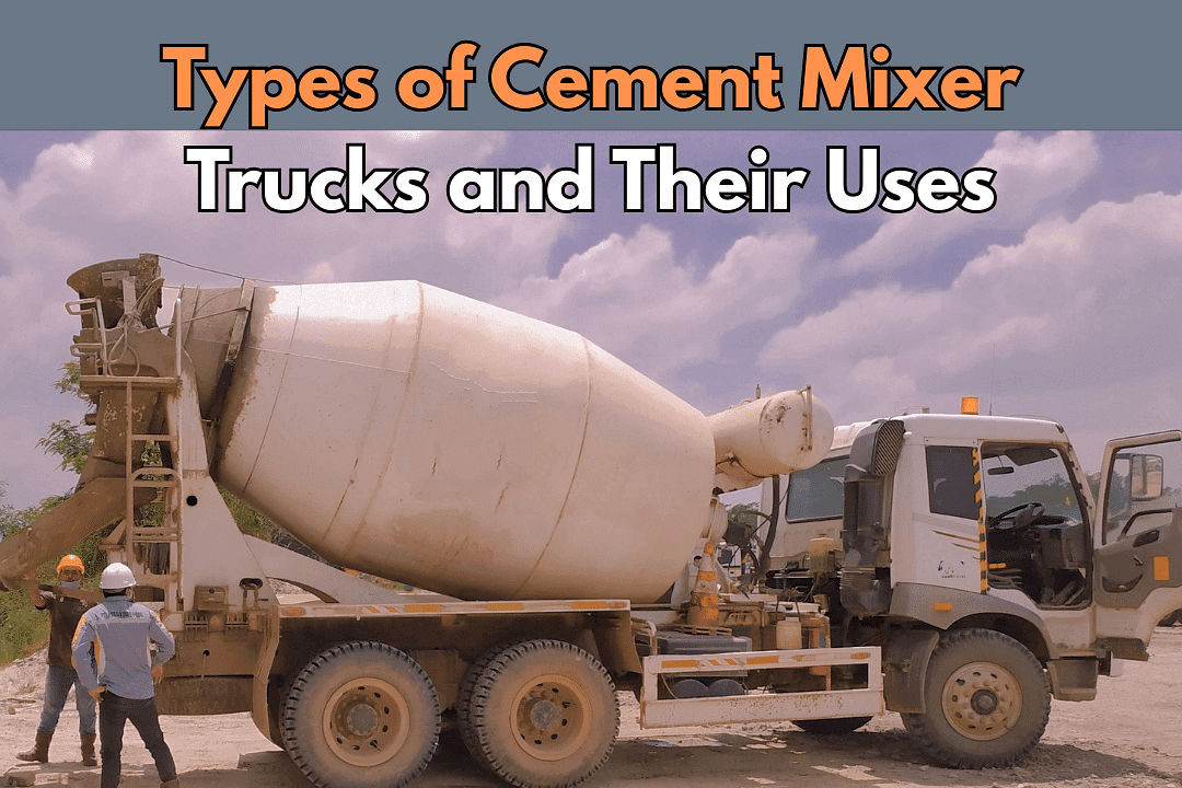 Types of Cement Mixer Trucks and Their Uses