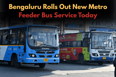 Bengaluru Rolls Out New Metro Feeder Bus Service Today