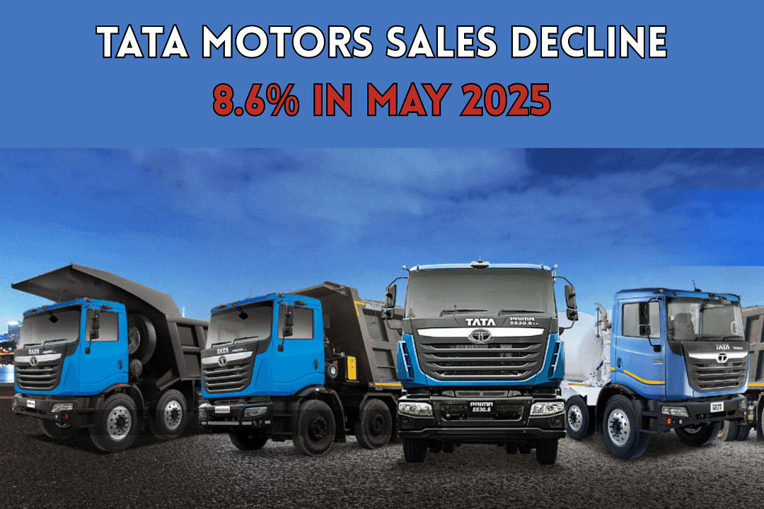 Tata Motors Sales Decline 8.6% in May 2025