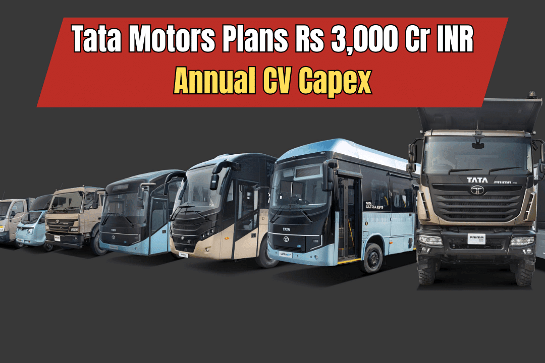 Tata Motors Plans Rs 3,000 Cr INR Annual CV Capex