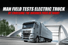 MAN Field Tests Electric Truck by Crossing the Brenner Pass at Night