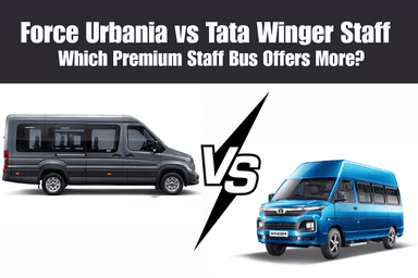 Force Urbania vs Tata Winger Staff – Which Premium Staff Bus Offers More?