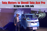 Tata Motors to Unveil Tata Ace Pro in Agra on 14th July