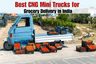 Best CNG Mini Trucks for Grocery Delivery in India