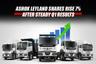 Ashok Leyland shares rise 7% after steady Q1 results