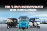 How to Start a Rickshaw Business: Costs, Permits & Profits