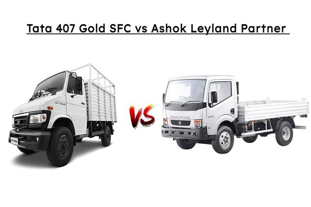 Tata 407 Gold SFC vs Ashok Leyland Partner Spec Comparison