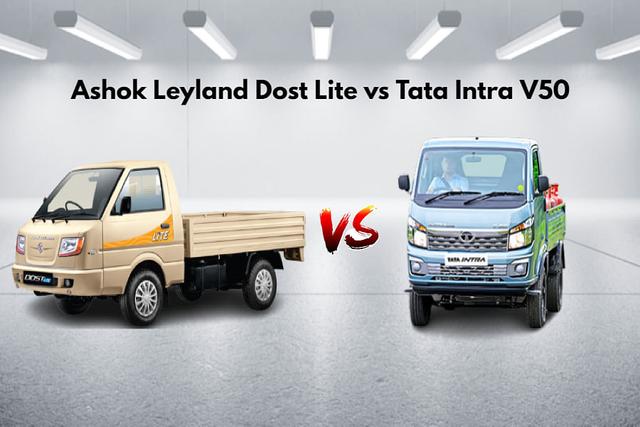 Ashok Leyland Dost Lite vs Tata Intra V50 Spec Comparison