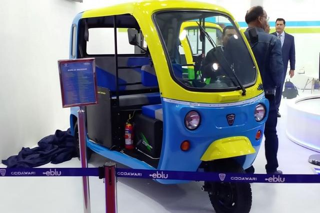 Details Of Godawari Eblu Rozee 3-Wheeler At Auto Expo 2023