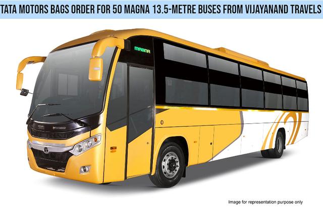 Latest News: Tata Motors Bags Order For 50 Magna 13.5-Metre Buses From Vijayanand Travels