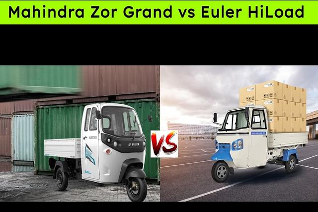 Mahindra Zor Grand vs Euler HiLoad Spec Comparison