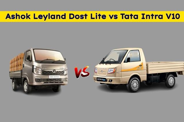 Here's Ashok Leyland Dost Lite vs Tata Intra V10 Spec Comparison