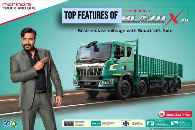 Top Features Of Mahindra Blazo X 48 BS6 Truck In India With Advanced Engine Best Suitable For Market Load, Cement And Container Applications