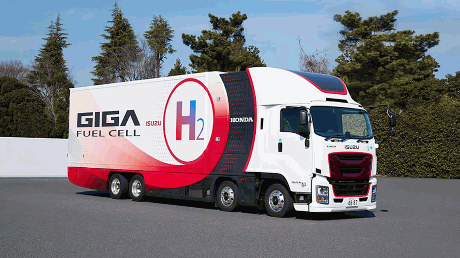 Isuzu and Honda begin testing fuel cell-powered heavy-duty truck in Japan
