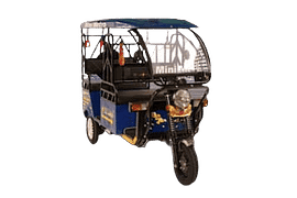 Blue E Rickshaw